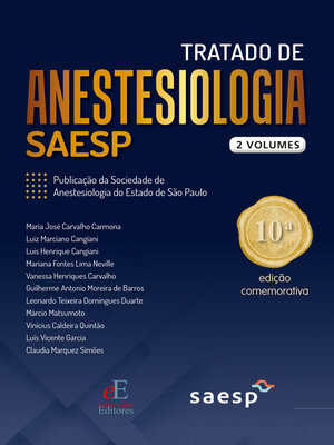 cover image of Tratado de Anestesiologia--SAESP